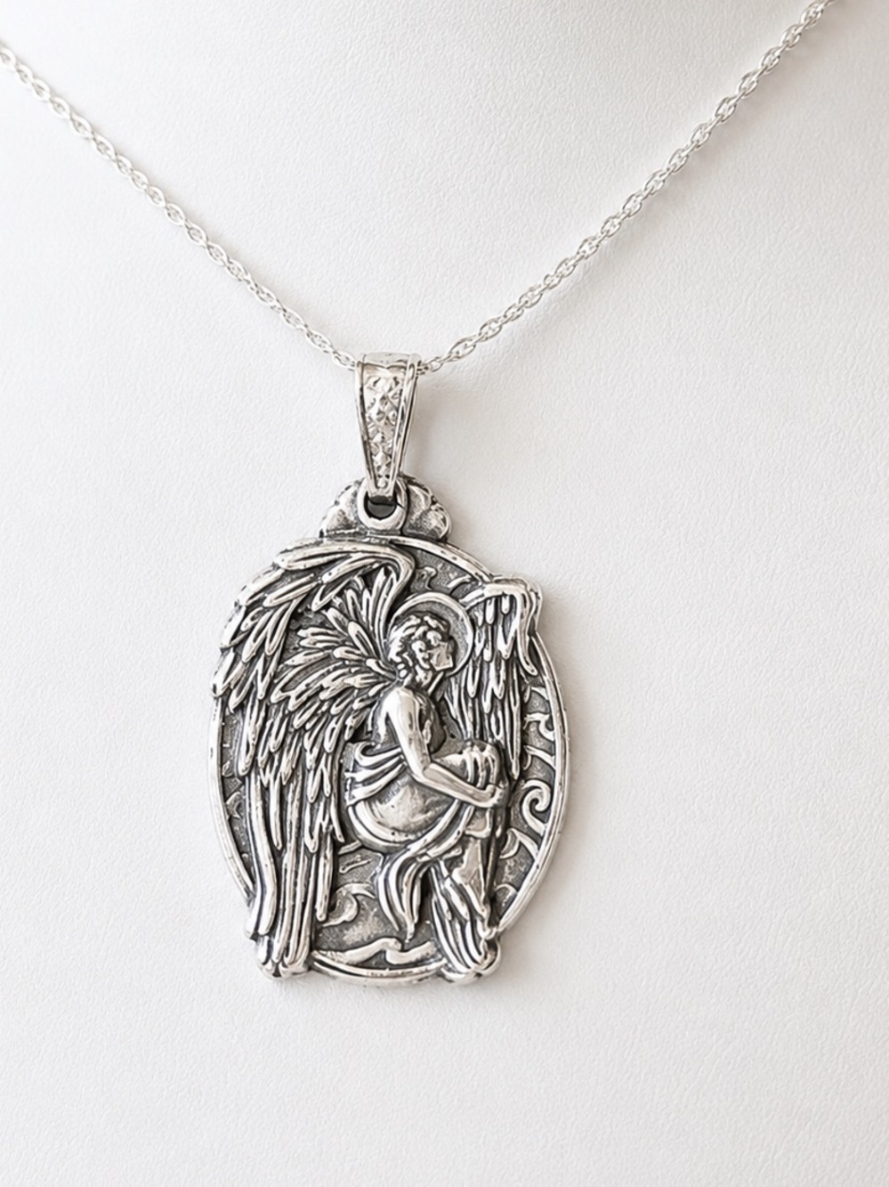 Alex and Ani Guardian Angel Silver Adjustable Pendant Necklace Inspirational